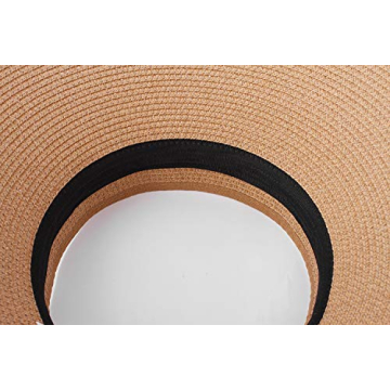 Foldable Women's Sun Visor Hat UPF 50+ Wide Brim