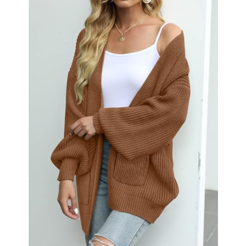Cozy MEROKEETY Women's Oversized Cardigan for Fall