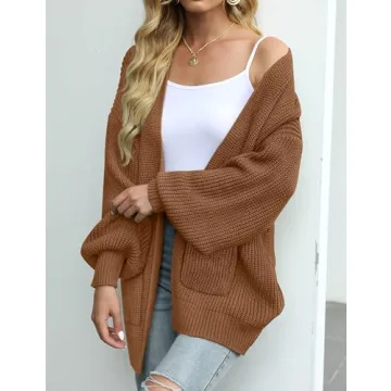 Cozy MEROKEETY Women's Oversized Cardigan for Fall
