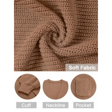 Cozy MEROKEETY Women's Oversized Cardigan for Fall
