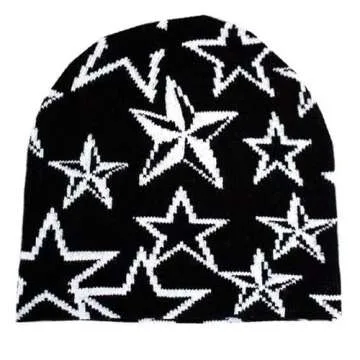 Pooyikoi Y2K Beanie Hat - Stylish & Cozy Unisex Knitted Winter Hat