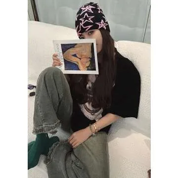 Pooyikoi Y2K Beanie - Trendy Warm Knitted Hat