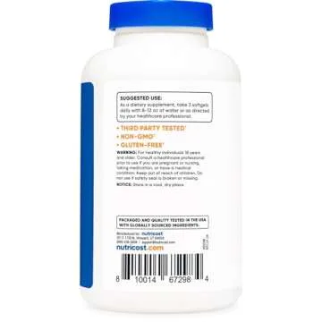 Nutricost Omega 3 Fish Oil - 2500MG, 120 Softgels (40 Serv) - Fish Oil, Wild Caught! 1200mg EPA 850mg DHA - Non-GMO, Gluten Free