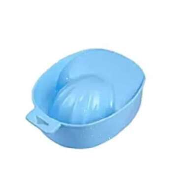 GOMYIE Nail Spa Bowl Professional Acetone Resistant Soak Off Warm Nail Soak Bowl Manicure Tool(White)