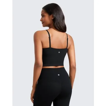 CRZ Yoga Butterluxe Adjustable Longline Sports Bra for Women