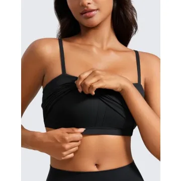 CRZ Yoga Butterluxe Adjustable Longline Sports Bra for Women