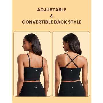 CRZ Yoga Butterluxe Adjustable Longline Sports Bra for Women