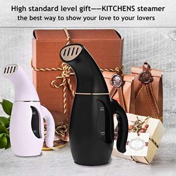 Portable Elegant Clothes Steamer for Effortless Wrinkle Removal