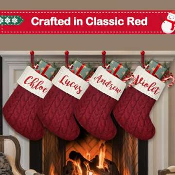 Mini Custom Christmas Stockings for Kids - Perfect Gift