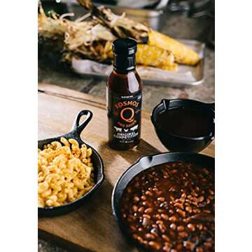 Kosmos Q Original Competition BBQ Sauce - 15.5 Oz Bottle for Award-Winning BBQ & Marinades - Thick Barbecue Sauce for Tender Meat (Original Competition)