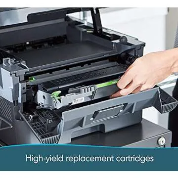 Brother MFC-L2710DW Series Compact Wireless Monochrome Laser All-in-One Printer - Print Copy Scan Fax - Mobile Printing - Auto Duplex Printing - Print Up to 32 Pages/Min - ADF + HDMI Cable