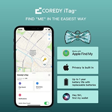 Coredy Bluetooth Tracker Tag for Luggage and Keys