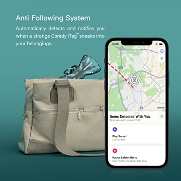Coredy Bluetooth Tracker Tag for Luggage and Keys