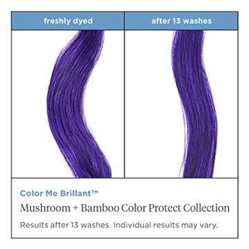 Briogeo Color Me Brilliant Mushroom + Bamboo Color Protect Primer, Leave-In Styling Cream Protects V...