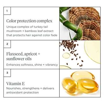 Briogeo Color Me Brilliant Mushroom + Bamboo Color Protect Primer, Leave-In Styling Cream Protects Vibrant Hair Color, Enhances Softness and Moisturizes, Vegan, Cruelty-Free, 3.4 fl oz