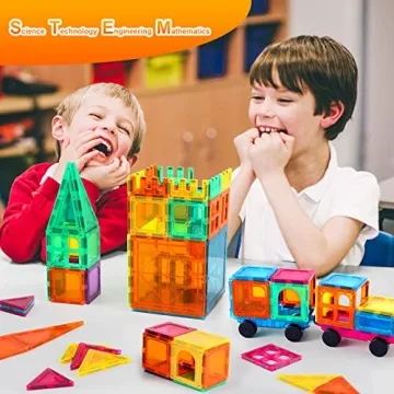 Bmag Magnetic Building Tiles Set for Creative Young Minds