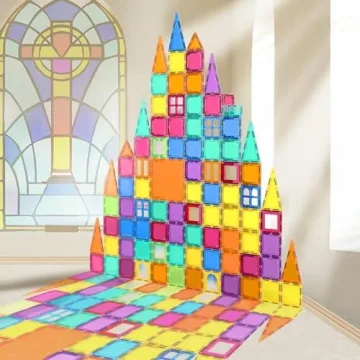 Bmag Magnetic Building Tiles Set for Creative Young Minds