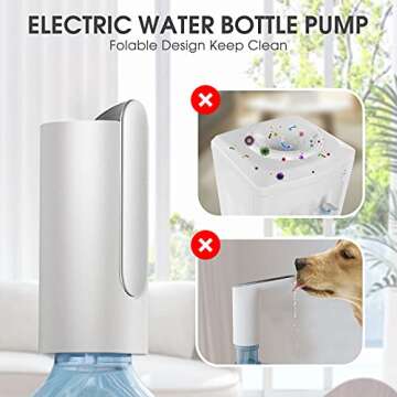 5 Gallon Foldable Water Dispenser - Portable & Electric