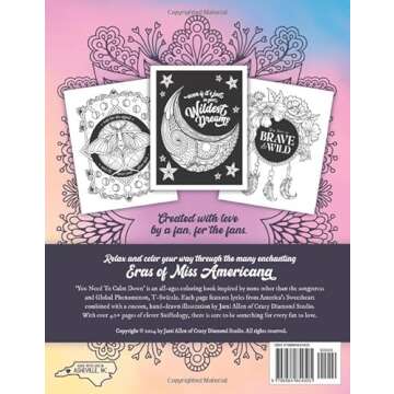 You Need To Calm Down: A Coloring Book for the Swiftest Fans | 45 Relaxing & Inspirational Taylor Qu...