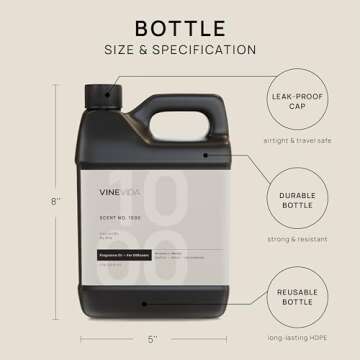 VINEVIDA (32oz) Hotel Fragrance Collection Diffuser Oil - Hotel Scents Diffusers for Home - Cold Air...