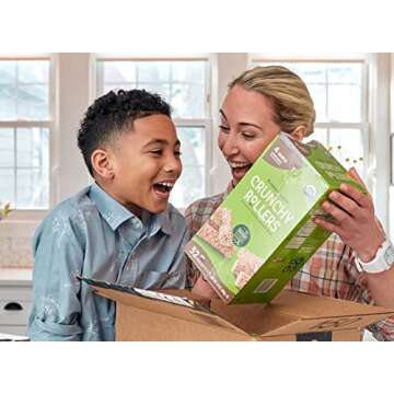 Original Brown Rice Crunchy Rollers - Organic Rice Healthy Snack Crispy Puffed Rolls for Adults and Kids - Friendly Grains (32 Count)