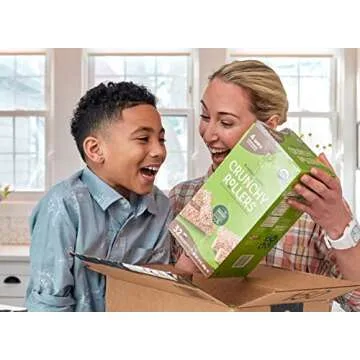 Original Brown Rice Crunchy Rollers - Organic Rice Healthy Snack Crispy Puffed Rolls for Adults and Kids - Friendly Grains (32 Count)