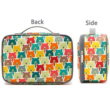 FlowFly Kids Insulated Lunch Box for School and Travel