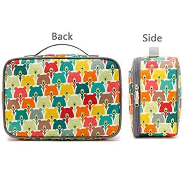 FlowFly Kids Insulated Lunch Box for School and Travel