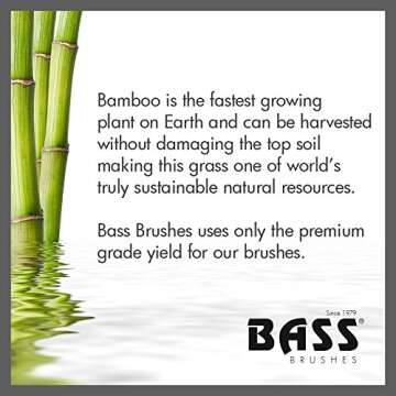 Bass Brushes Large Wood Comb, 1 EA