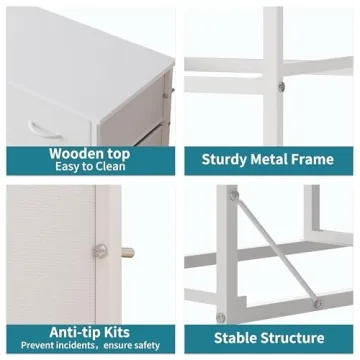 LUMTOK 10-Drawer Dresser - Stylish Storage for Every Room