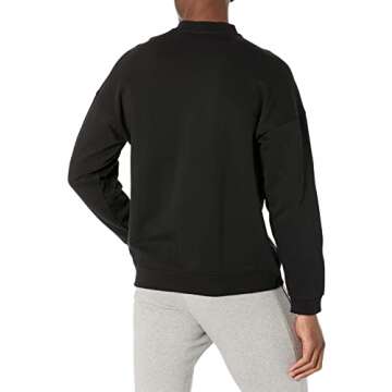 adidas Originals Men's Adicolor Classics Lock Up Trefoil Crew Neck, Black, Medium