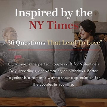 Better Together Couple Games Romantic Questions Card Deck