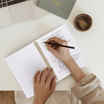 ZICOTO Aesthetic Spiral Notebooks Set of 3 for Women