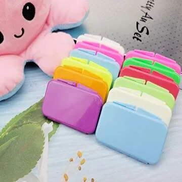 12 Pack Orthodontic Wax,Colorful Dental Wax for Braces With Case in 10 Colors,Relief Wax Comfort for Braces,Food Grade Material Brace Wax,Best Sticking Wax for relieving Pain,Tasteless