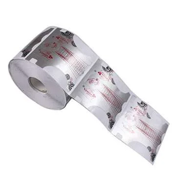 Beautyleader 500Pcs Nail Form, Nail Art Guide Stickers for Acrylic UV Gel Nail Tips Manicure Extension Tool (1 Roll / 500 PCS - Sliver)