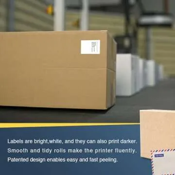 BETCKEY Continuous Labels for Brother DK-2210 - 10 Rolls