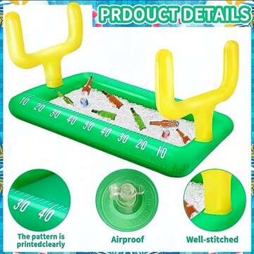 Football Inflatable Cooler for Parties - Perfect for Super Bowl Events!