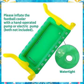 Football Inflatable Cooler for Super Bowl & Party Fun