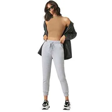 Verdusa Women's Casual High Neck Sleeveless Solid Crop Halter Tank Top Camel M