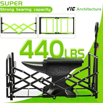 VIC Collapsible Folding Wagon 180L, Extra Long Extender Wagon Cart,Beach Wagon Cart Heavy Duty 440LBs Foldable, Utility Grocery Wagon with Side Pocket for Camping Garden Sports, V1max