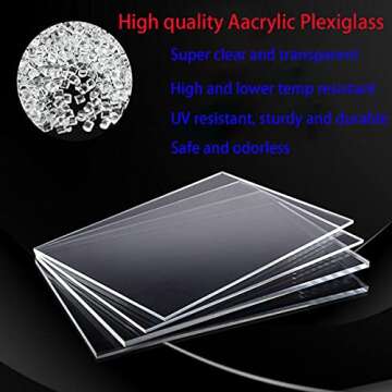 DARENYI Acrylic Sheets for Crafts, Frames & Art