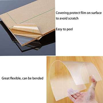 DARENYI Acrylic Sheets for Crafts, Frames & Art