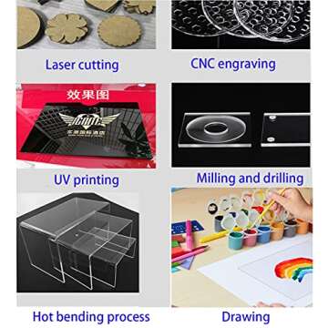 DARENYI Acrylic Sheets for Crafts, Frames & Art