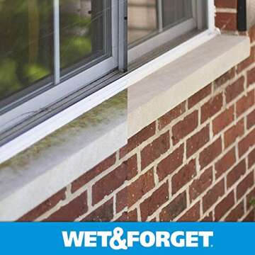 Wet & Forget Outdoor Moss, Mold, Mildew, & Algae Stain Remover Multi-Surface Cleaner, Ready to Use, ...