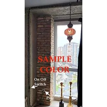 DEMMEX 10" XL Mosaic Globe Pendant Light for Unique Spaces