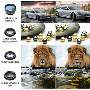 13 Pieces Phone Camera Lens Kit for Creative Photography