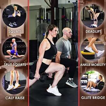 Adjustable Non-Slip Gym Docs Squat Wedge Blocks for Safe Training