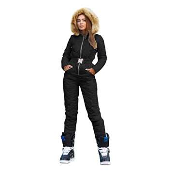 Yousify Women's Ski Suit - Stylish One Piece Snowsuit