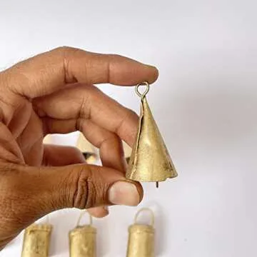 Vivanta Vintage Christmas Bells - Jingle, Witch, and Cow Bells for Home Decor and Crafts