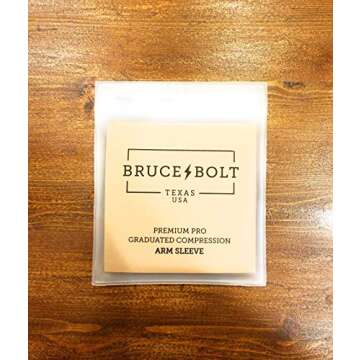 BRUCE BOLT Graduated Compression Arm Sleeve